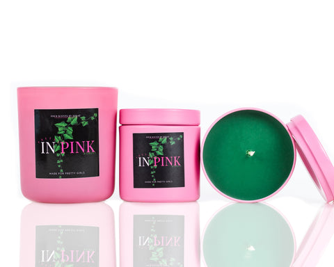 Pretty in Pink Candle