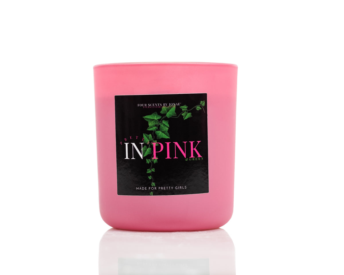 Pretty in Pink Candle